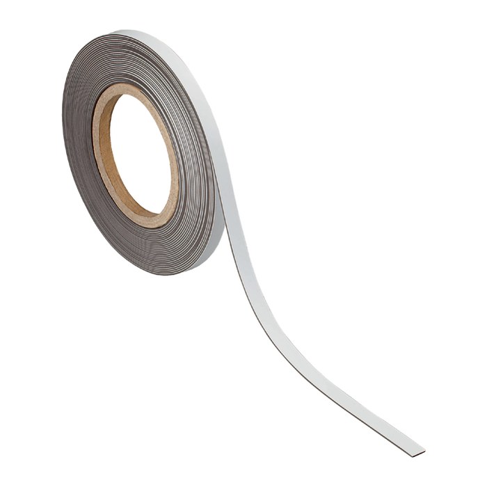 MAUL Magnetband weiß 1,0 cm x 10,0 m, 1 Rolle