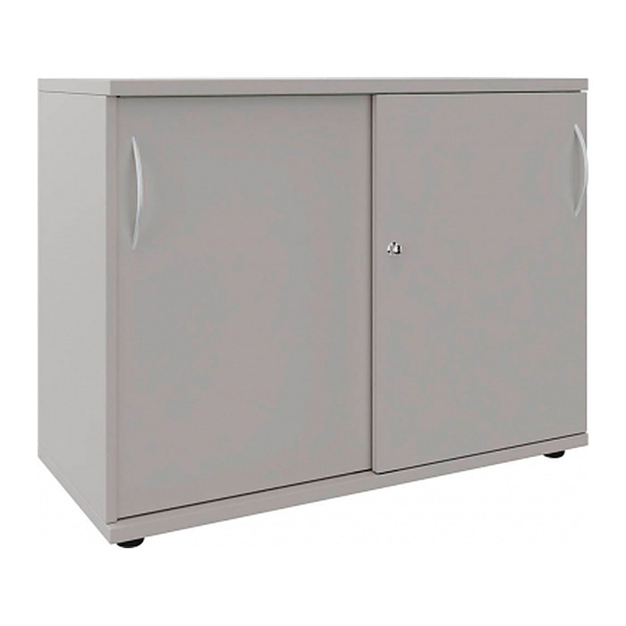fm Schiebetürenschrank, 4260761570518 lichtgrau 1 Fachboden 100,0 x 44,2 x 76,3 cm