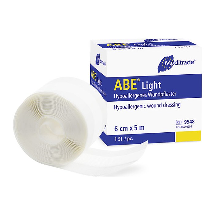 Meditrade® Wundverband Pflaster ABE® light 9547 weiß 4,0 cm x 5,0 m, 1 St.
