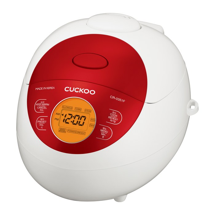 Cuckoo Reiskocher 0,54l CR-0351F 3D-Hitzesystem Warmhaltung