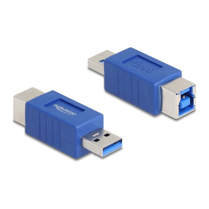 DELOCK Adapter 5Gbps USB Typ-A - Typ B Buchse gekreuzt