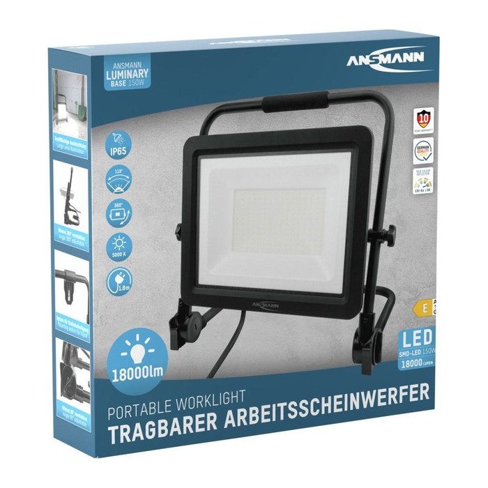 ANSMANN FL150W-AC LED Baustrahler schwarz 150 W