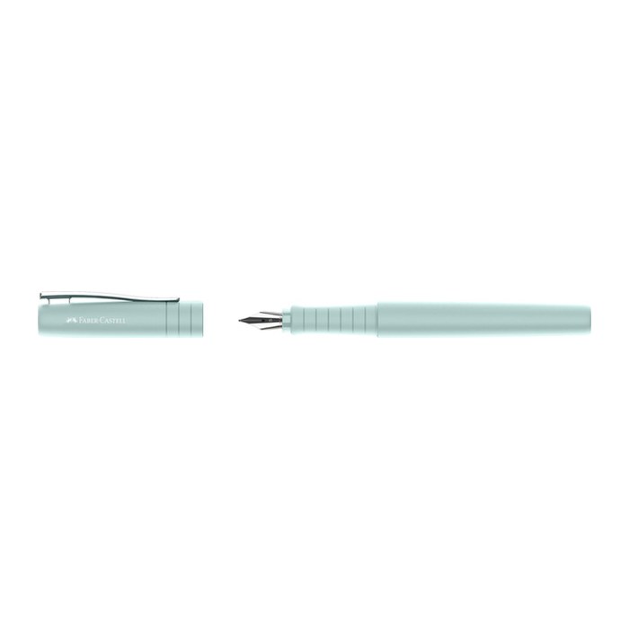 FABER-CASTELL Poly Pen Patronenfüller caribic blue B (breit), 1 St.
