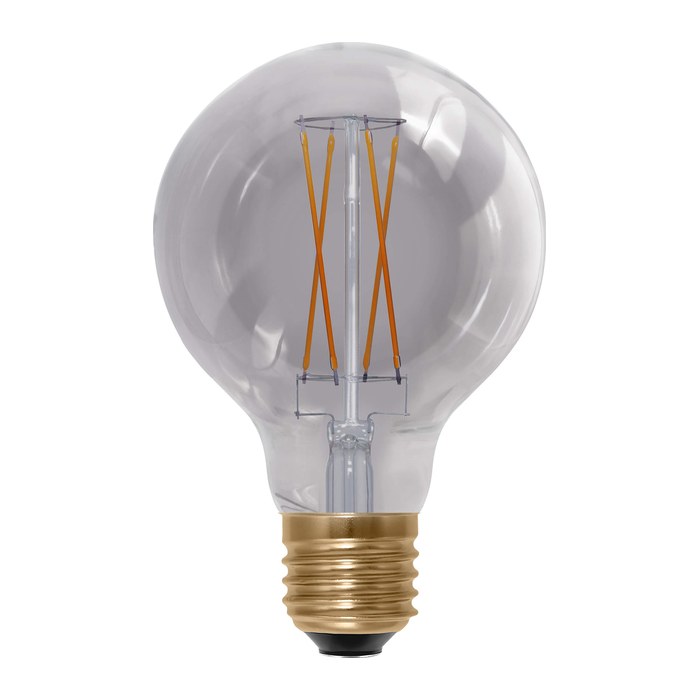 SEGULA LED Globe 80 smokey grau E27 5W 220Lm 1900K dimmbar