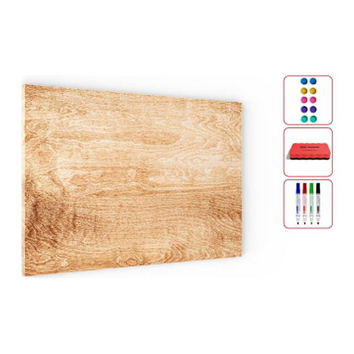 ALLboards Magnettafel 90,0 x 60,0 cm Holz