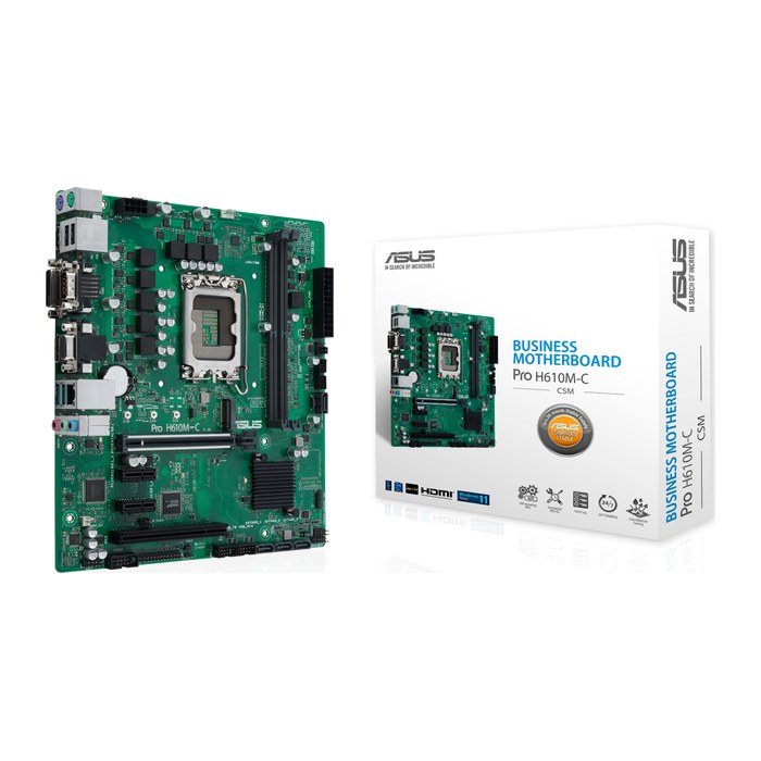 ASUS PRO H610M-C-CSM (INTEL,1700,DDR5,mATX)
