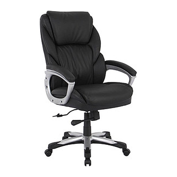 XXL Chefsessel, 10005 Kunstleder schwarz, Gestell schwarz