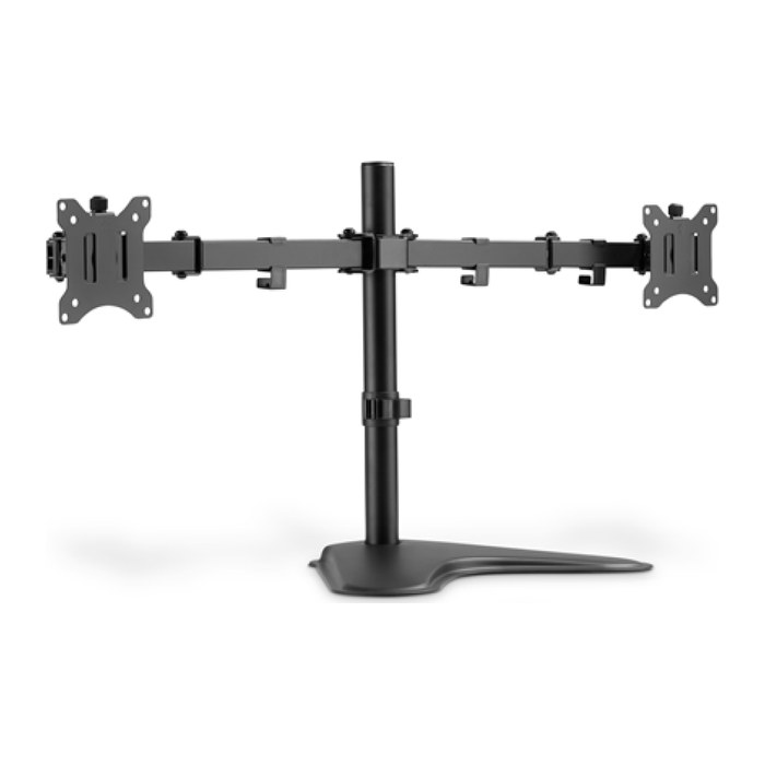 DIGITUS Tischfuss 15"-32" 2TFT 4Gelenke schwarz Max.8KG