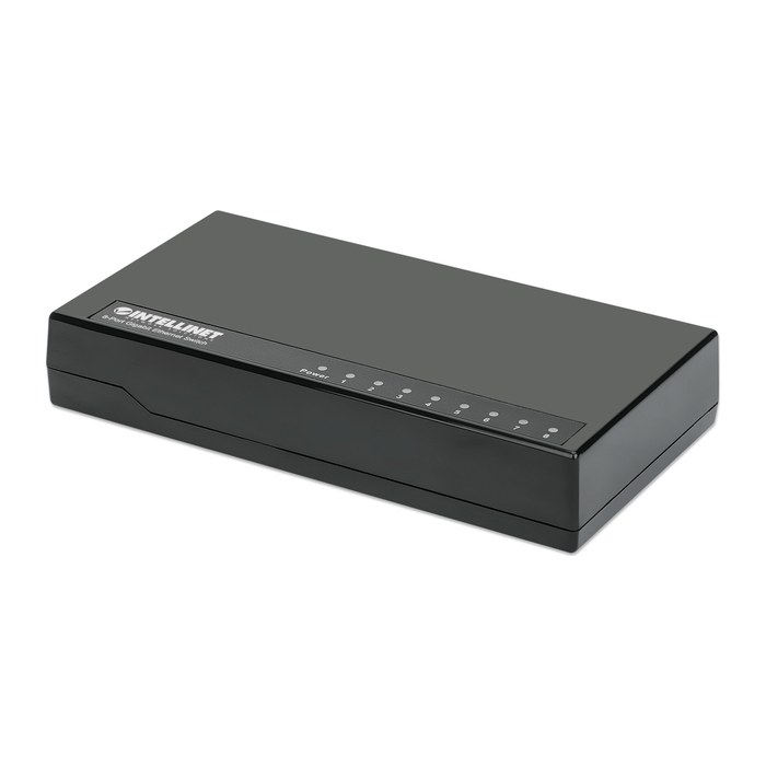 INTELLINET Desktop 8-Port Gigabit Ethernet Switch schwarz