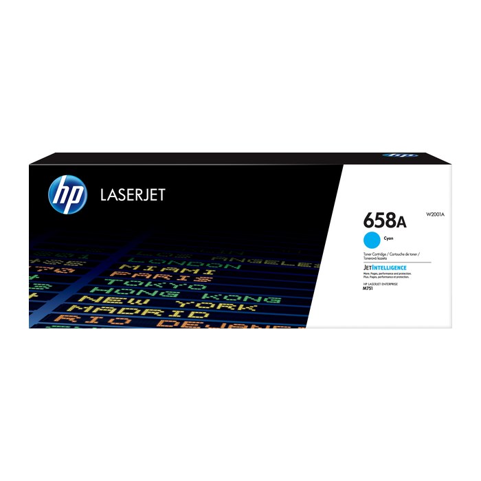 HP 658A (W2001A) cyan Tonerkartusche