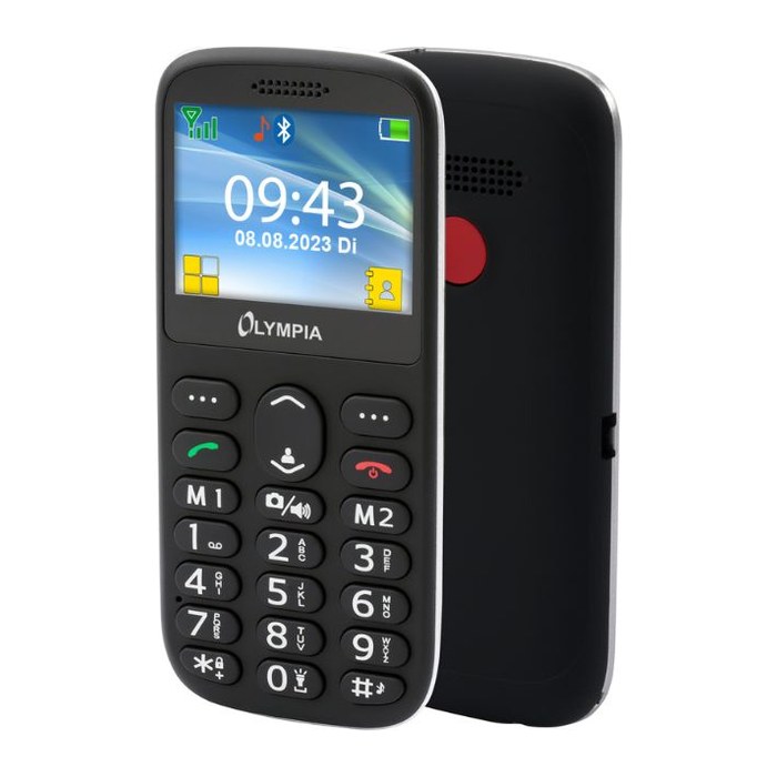 Olympia Mobiltelefon SUN Großtasten schwarz