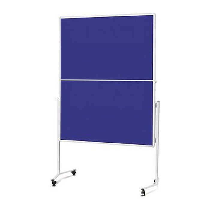 magnetoplan Moderationswand 120,0 x 150,0 cm marineblau
