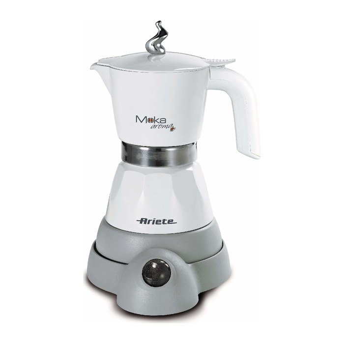 Ariete Moka aroma Espressokocher elektrisch weiß, 2 oder 4 Tassen