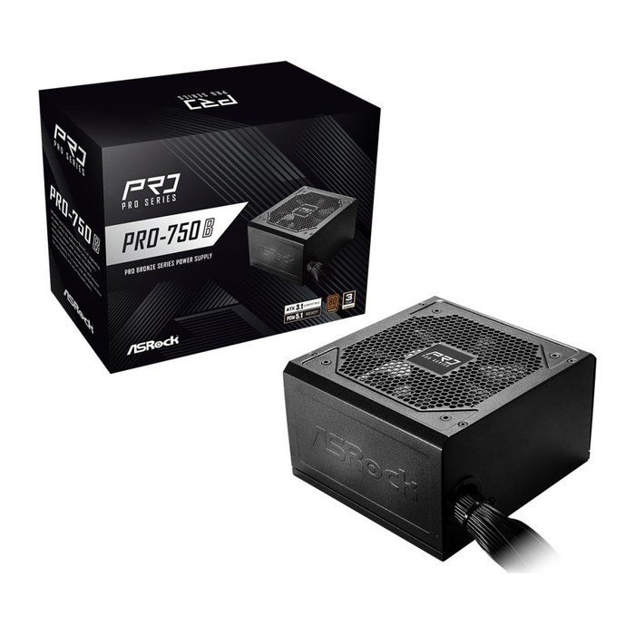 ASRock Pro Series PRO-750B 750W ATX 80+ Bronze black