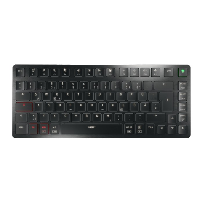 CHERRY KW X ULP 2.0 Mini Wireless Tastatur DE TKL 75% sw