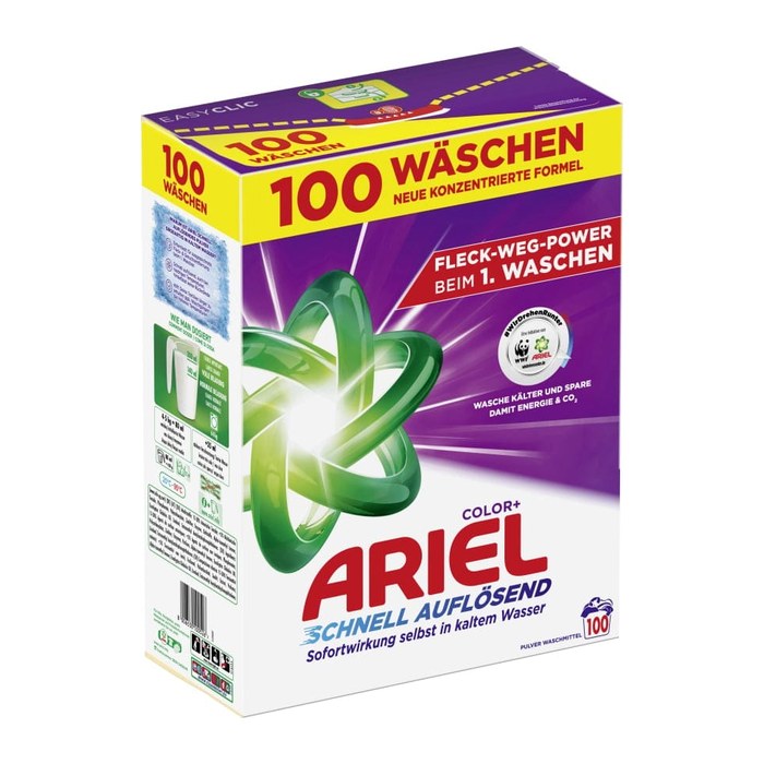 ARIEL COLOR+ Waschmittel Pulver, 5,03 kg
