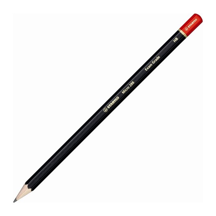 STABILO Exam Grade Bleistifte 2B schwarz/rot, 1 St.