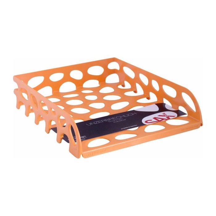 sax design Briefablage Voronoi orange DIN A4, 1 St.
