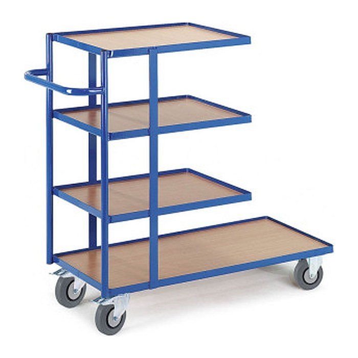 Rollcart Kommissionierwagen 08-7720 blau 47,0 x 104,0/63,0 x 106,0 cm
