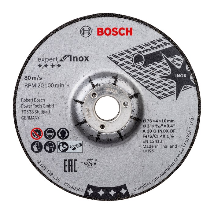 BOSCH Schruppscheiben EXPERT for Inox, 2 St.