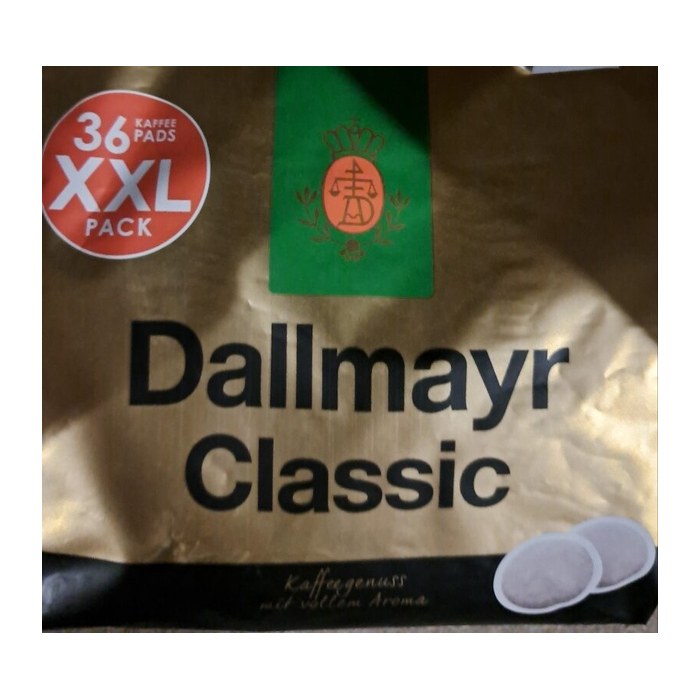 Dallmayr Classic Kaffeepads, Arabica- und Robustabohnen 36 St.