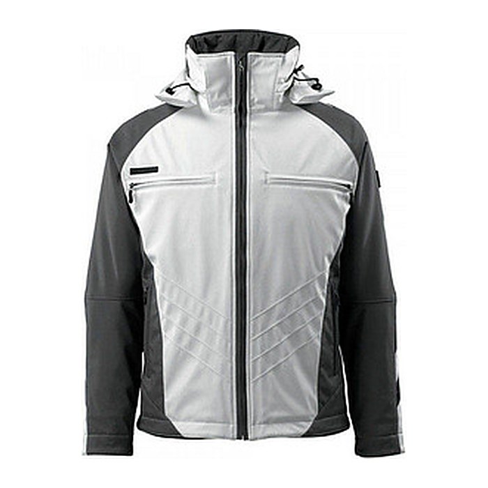 MASCOT® Herren Softshelljacke "DARMSTADT" Unique weiß, anthrazit Größe 3XL