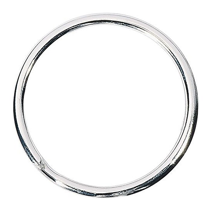 WEDO Schlüsselring silber, 100 St.