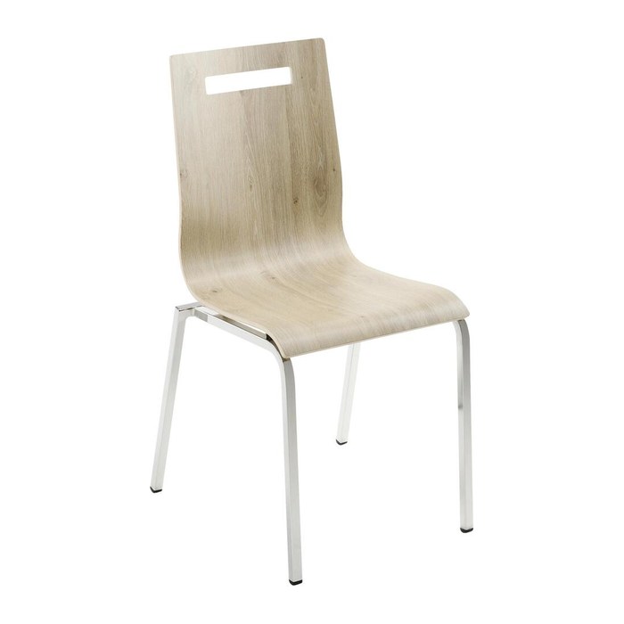 Mayer Stapelstuhl myLIFE 2119 01 75 davos-eiche Holz, 1 St.