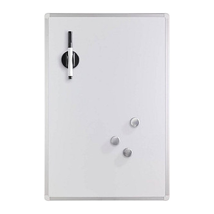 Whiteboard 60,0 x 45,0 cm weiß lackierter Stahl