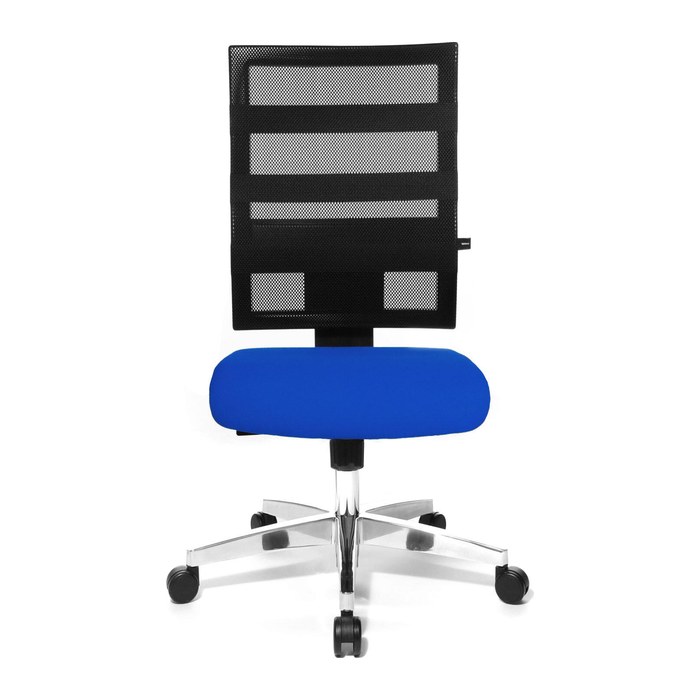 Topstar Bürostuhl X-Pander, 9590T380 Stoff blau, Gestell alu