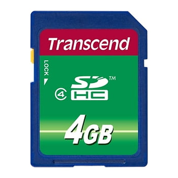 SD Card 4GB Transcend SDHC Class4