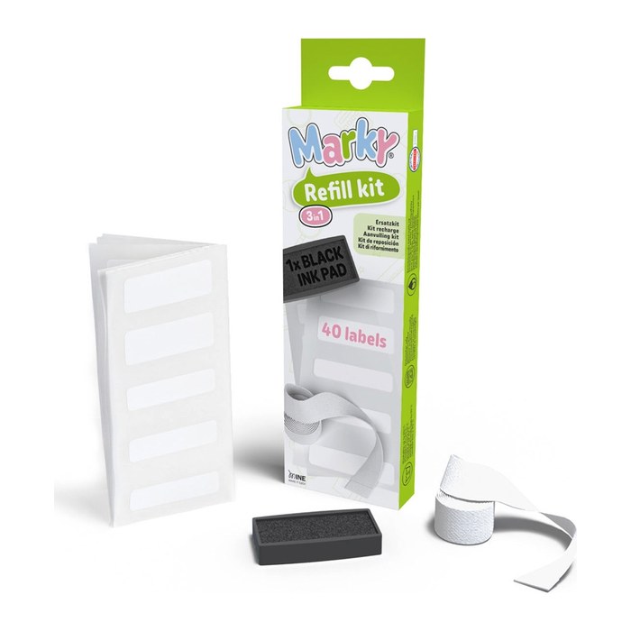 COLOP Stempelkissen Marky Nachfüllset schwarz, 1 Set