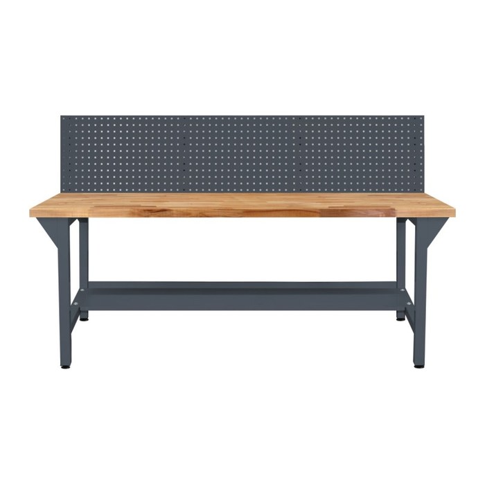 ADB Werkbank anthrazitgrau 200,0 x 75,0 x 85,0 cm