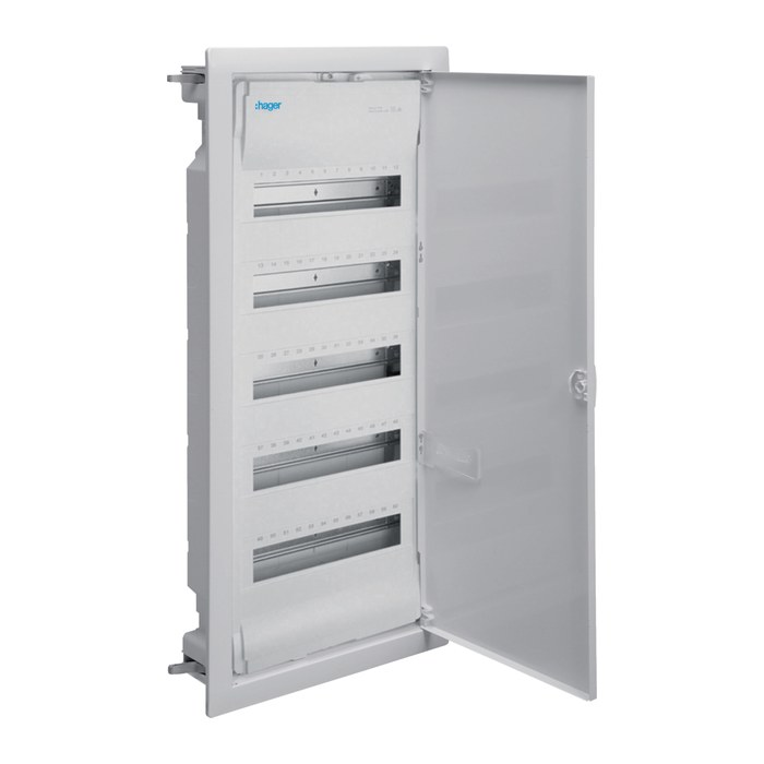 hager Sicherungskasten VH60NC, 60 Module, IP30 für Innenbereich, 1 St.