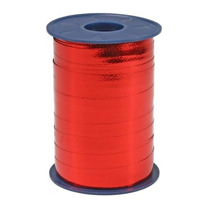 PRÄSENT Geschenkband MEXICO einseitig hochglanzbeschichtet/Rückseite matt rot 10,0 mm x 250,0 m