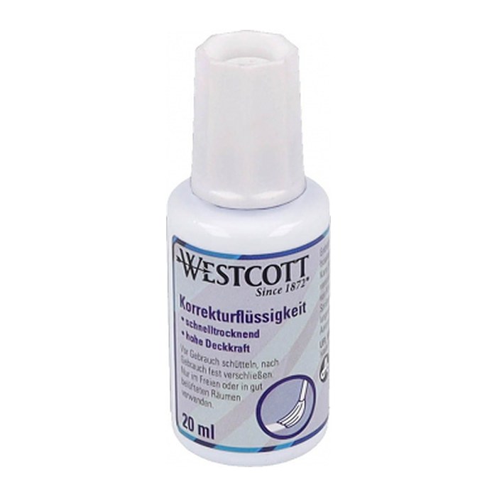 WESTCOTT Korrekturflüssigkeit 20,0 ml