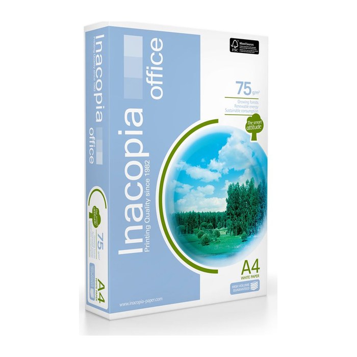 Inacopia Kopierpapier office DIN A4 75 g/qm 500 Blatt