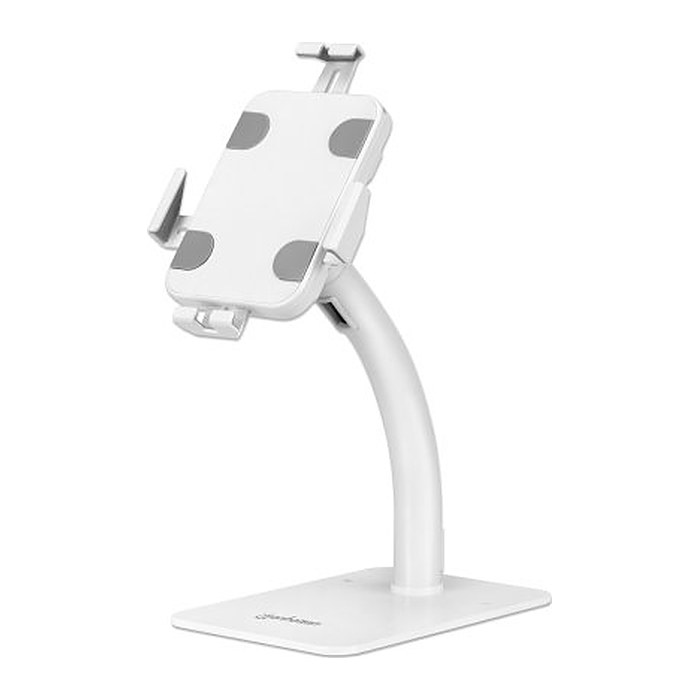 MANHATTAN abschließbarer Standfuß für Tablets 7,9"-11" weiß