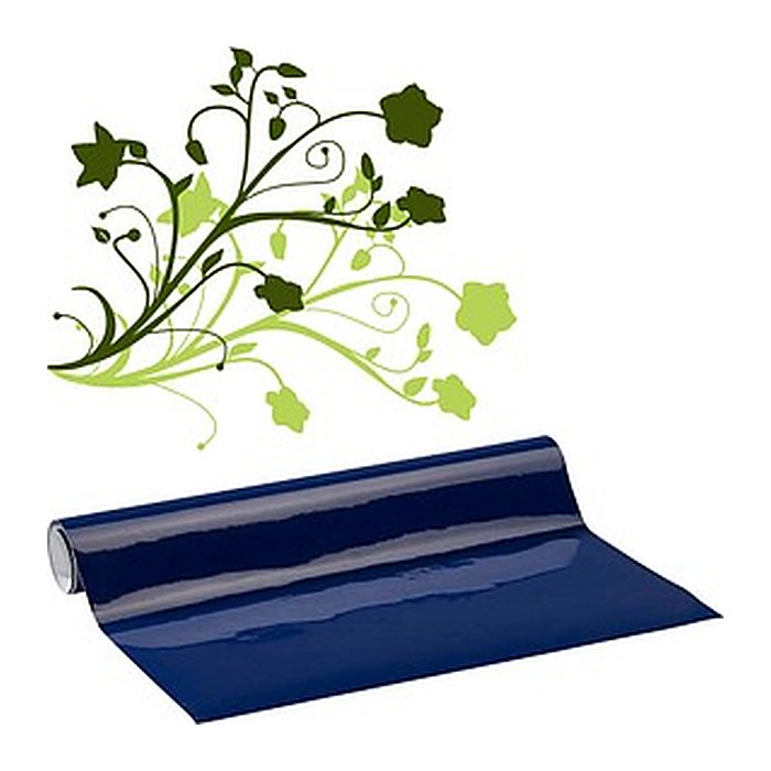 plottiX Vinylfolie permanent blau 31,5 cm x 1,0 m, 1 Rolle