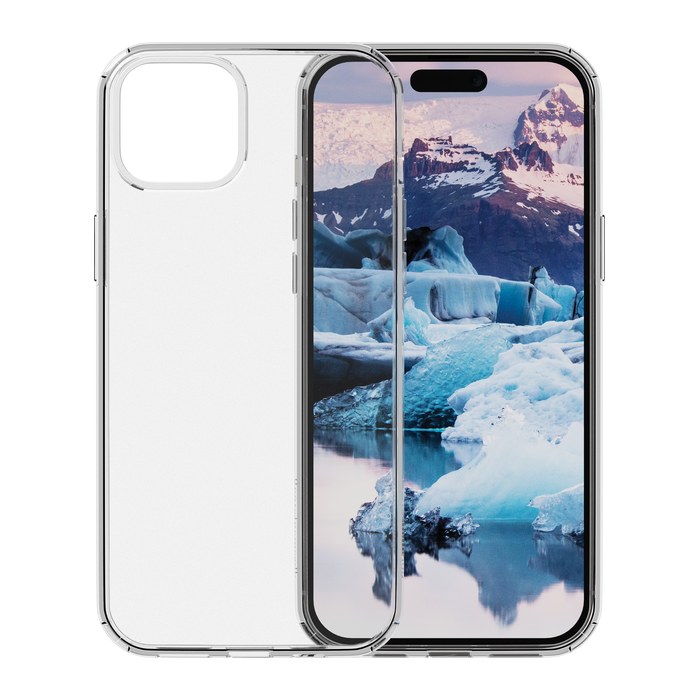 dbramante1928 Iceland Pro Handy-Cover für Apple iPhone 15 transparent