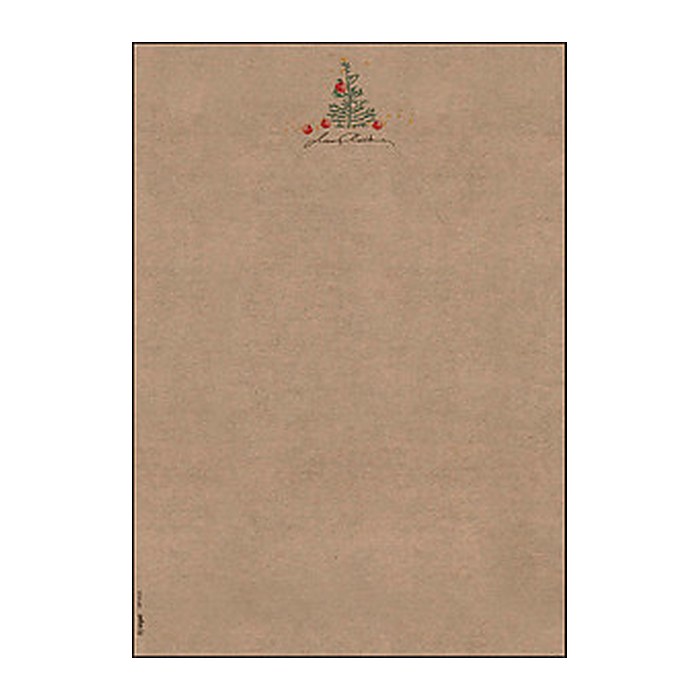 SIGEL Weihnachtsbriefpapier Christmas with Apples Motiv DIN A4 100 g/qm 100 Blatt