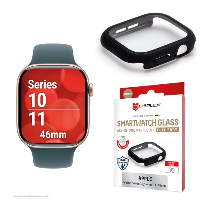 DISPLEX® Smartwatch Glass All-in-One Schutz-Set für Smartwatch