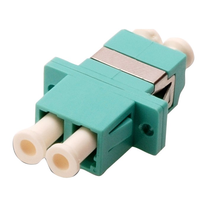 DIGITUS LWL Kupplung LC->LC Multimode Duplex OM3 aqua Bulk