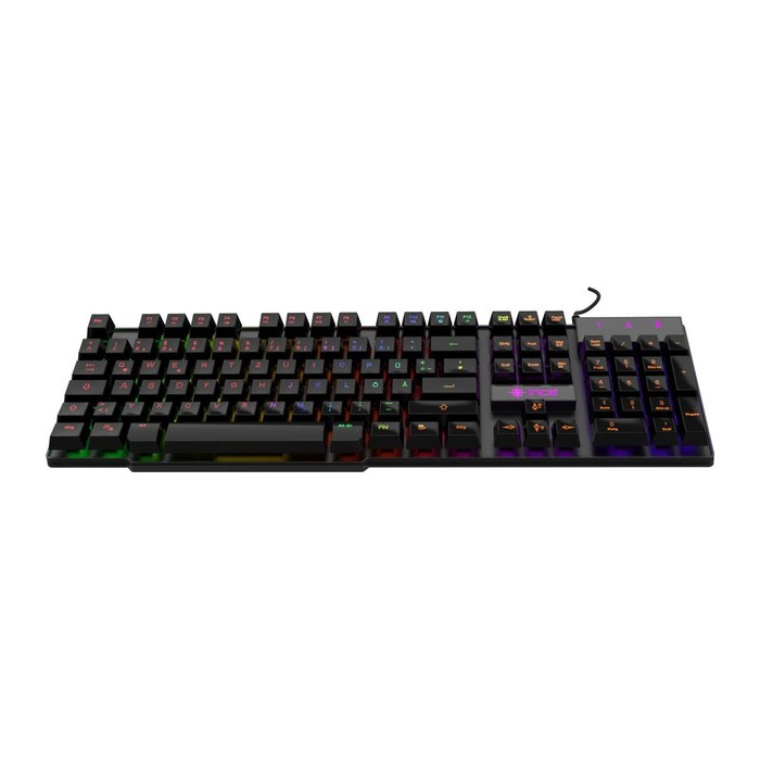 INCA Gaming Maus+Tastatur RGB/ 3200DPI/6Tasten/1.50m schwarz retail