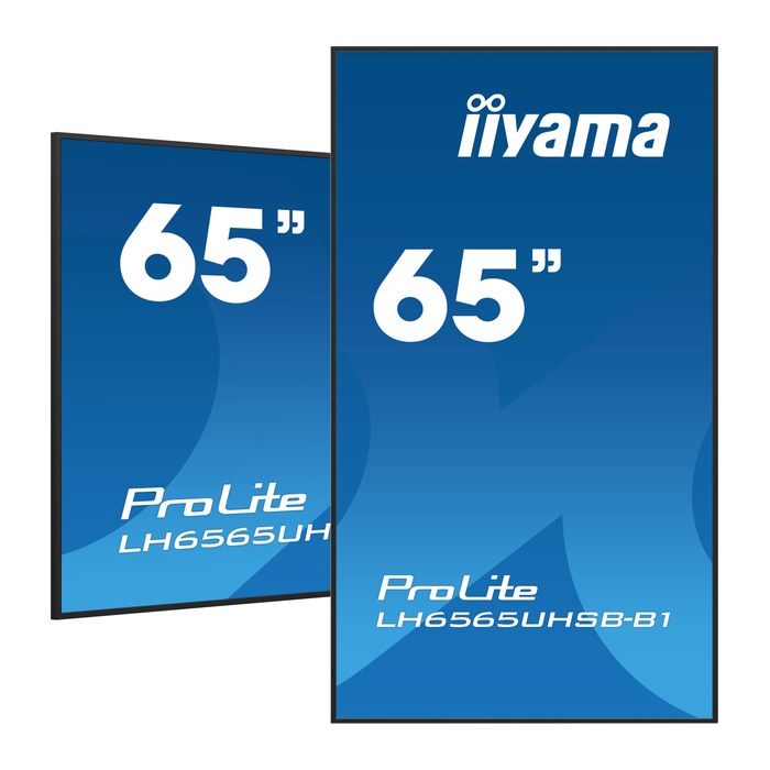 IIYAMA 164.0cm(65") LH6565UHSB-B1 16:9 2xHDMI+DP+2xUSB IPS retail (Speditionsversand)