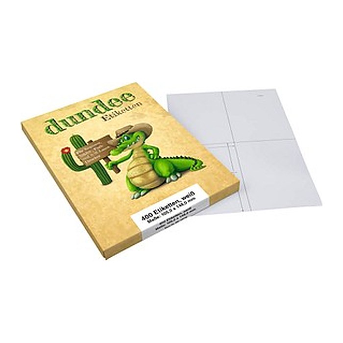 dundee Etiketten weiß 105,0 x 148,0 mm, 100 Blatt