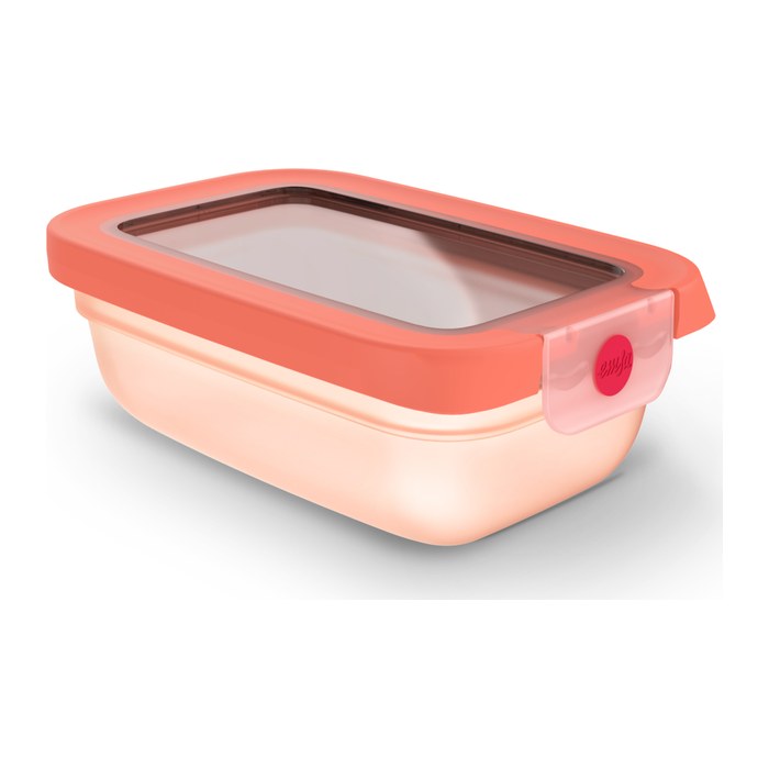 emsa Frischhaltedose ONECLICK 6,1 cm hoch orange 0,5 l, 1 St.