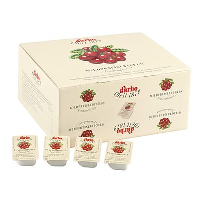 d’arbo Wildpreiselbeere Fruchtaufstrich, 100x 25,0 g