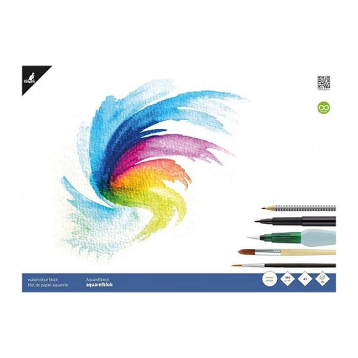 kangaro Aquarellpapier 300 g/qm, 16 Blatt