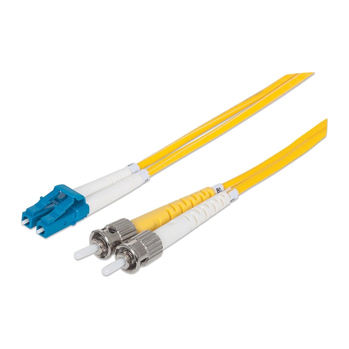 INTELLINET LWL Anschlusskabel LC/ST 2m Singlemode OS2 gelb